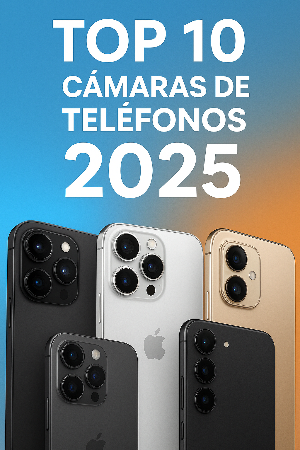 Las 10 mejores cámaras de teléfonos móviles en 2025